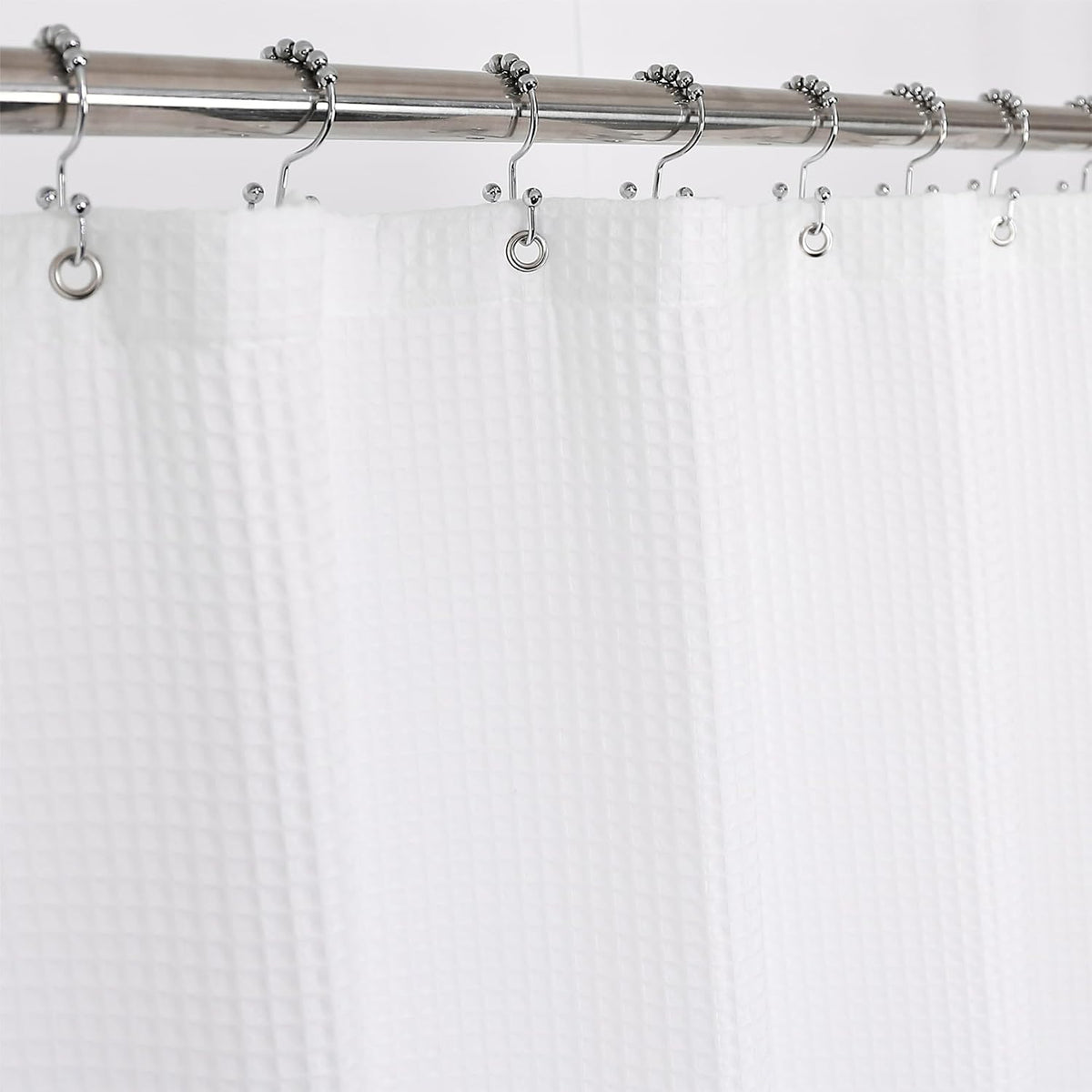 Design Waffle Weave Shower Curtain