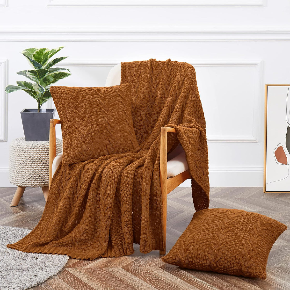 3 Piece Throw Blanket Set